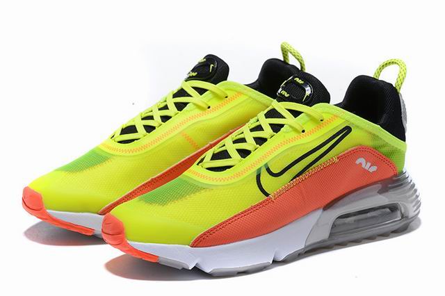 Nike Air Max 2090 Men's Shoes Light Green Sun Red-11 - Click Image to Close